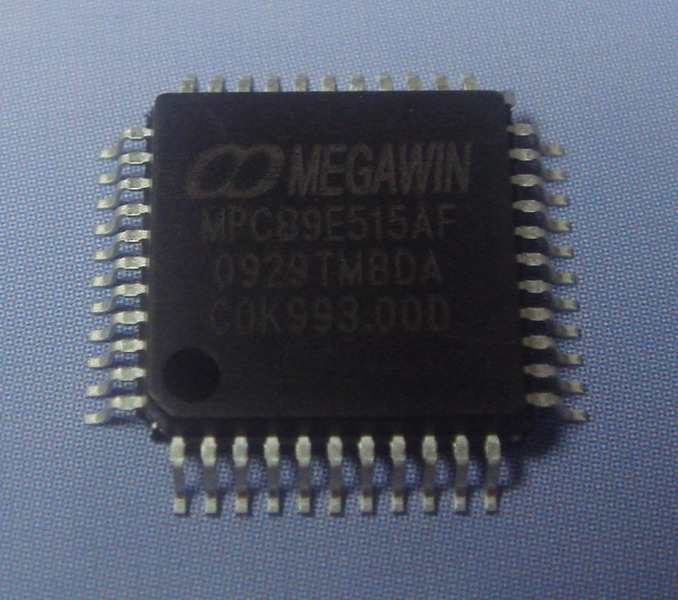 China 8 / 16 bits 89 Series Megawin 8051 MCU microprocessor 4KB Max Byte wholesale