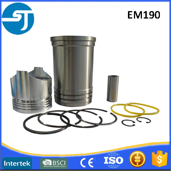Emei EM190 marine diesel engine casting iron cylinder liner kit for ship for sale