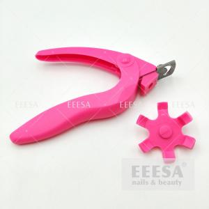China Manicure Tool Nails Art Scissors Trimmer Acrylic Tip Cutter Nail Dial Triple Cut wholesale