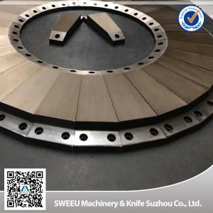 China High Speed Pulverizer Blade For Plastic Recycling Machine +-50 Micron Precision wholesale