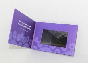 China Bulk Printing Paper LCD Video Brochure For Advertising / Promotion / Marketing 7 Inch A5 Size Template wholesale