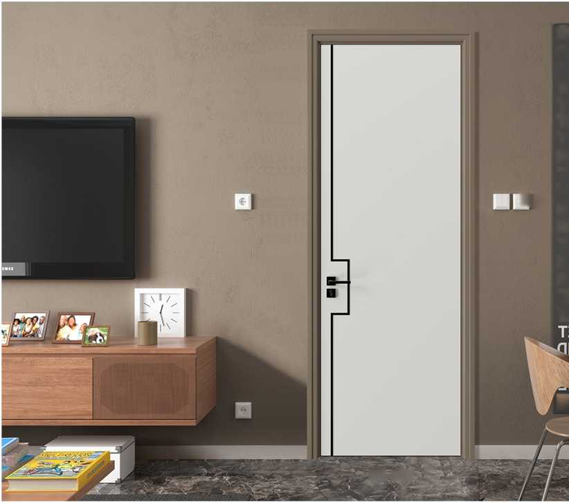 China 1200mm Maximum Width Interior Home Doors With Stainless Steel Slots ISO9001 wholesale