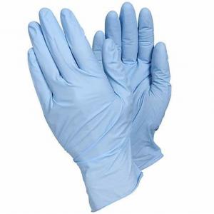 China Hospital Blue Nitrile Medical Gloves Good Sensitivity Excellent Tear Resistance wholesale