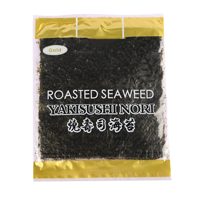 Natural Flavor 100sheets Per Bag Roasted Seaweed Nori For Sushi Restaurant for sale