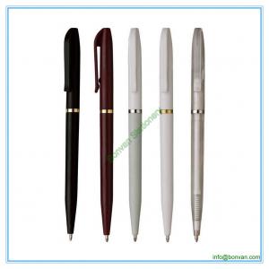 China simple twist promotional hotel ballpoint pen, low price pens wholesale