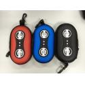Red / Blue / Black Portable Iphone Bluetooth Speakers Bag Shape for sale