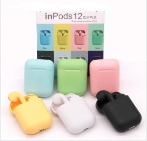 China ABS Material Waterproof Tws Earbuds Inpods 12 Touch Control For Mobile Phone wholesale