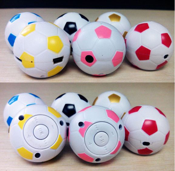 Portable Football Shaped MP3 Player Mp6003 for sale