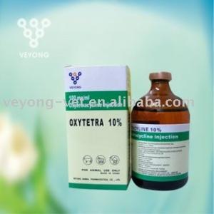 China 10% Oxytetracycline injection for antibiotic drug for veterinary drugs horses on sale