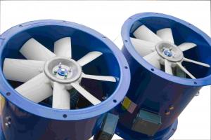 China Three Phase Sickle Blade 2900 rpm Industrial Axial Fan 400mm Blade wholesale