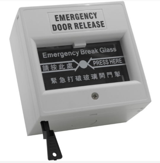 China Grey Emergency Exit Button Emergency Door Release Break Glass Unit For Fire Alarm wholesale