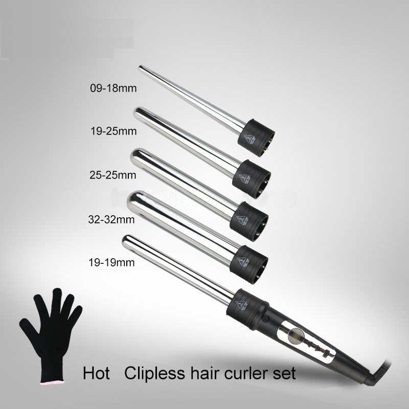 China Multi - Function Hair Curling Iron Rechargeable Curling Iron PTC Heater Type wholesale