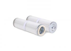 China Polyester Spunbond Dust Filter Cartridge Galvanized Steel Inner Core wholesale