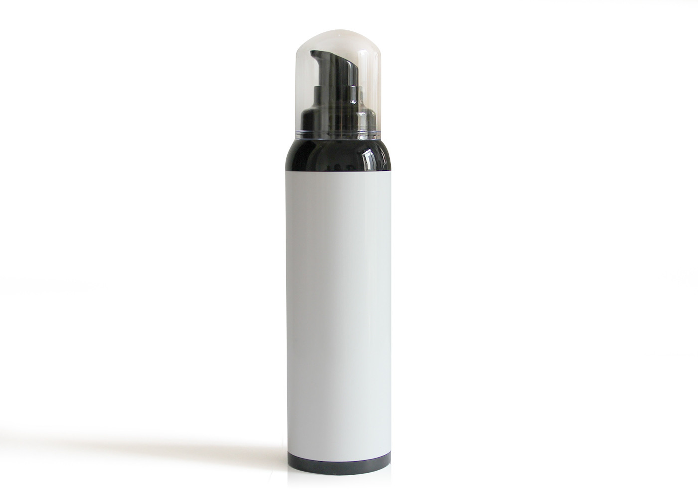 China Classic White Empty Airless Cosmetic Bottles With Hot Stamping Surface wholesale
