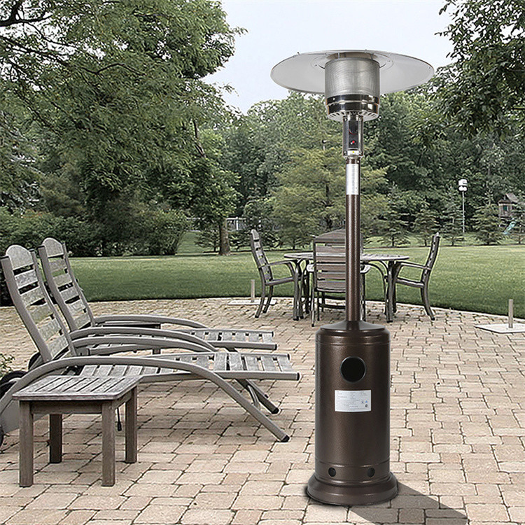 China Outdoor Stainless Steel Mushroom Umbrella Gas Patio Heater Garden Gas Fire Pits on sale