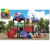Buy cheap Public Parks Plastic Playground Slide Aluminum Alloy Post Exquisite Craft from wholesalers
