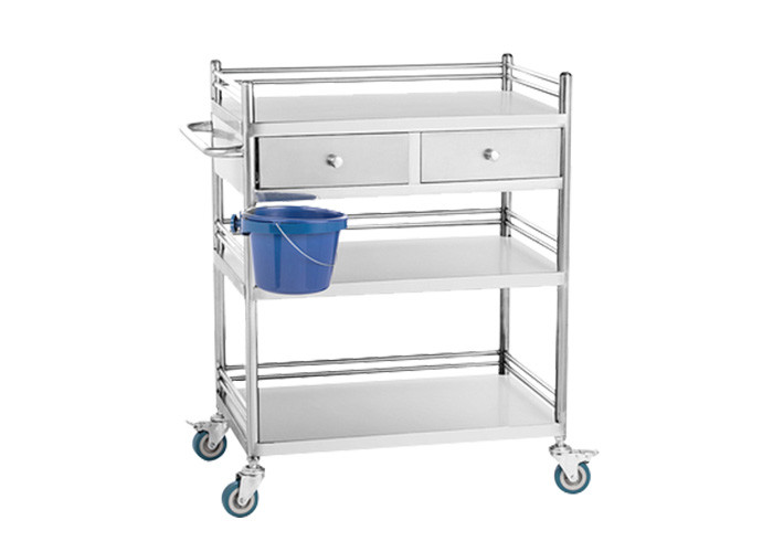 China YA-106 Hospital Dressing Stainless Steel Trolley wholesale
