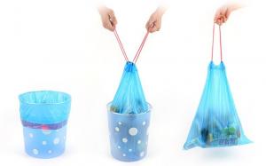 China 100% Compostable Small Drawstring Garbage Bags Colored Scented For Cars wholesale