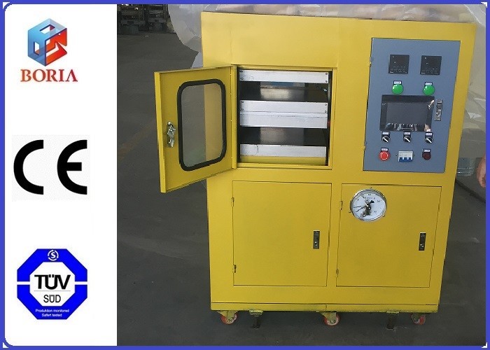 China 25 Tons Rubber Processing Machine PLC Automatic Control Laboratory Rubber Vulcanizing Press Machine wholesale