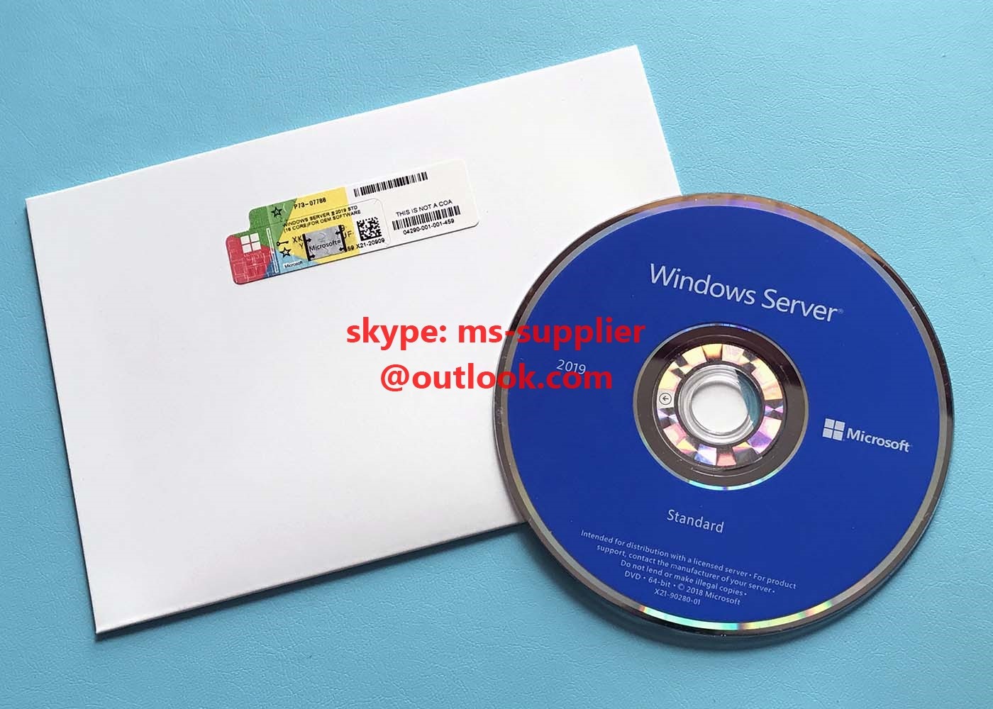 China English Version DVD Meida 16 Cores Windows Server 2019 OEM wholesale