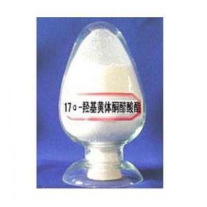 China Powdery Pharmaceutical Intermediates , CAS NO.302-23-8 17α-Hydroxyprogesterone Acetate wholesale