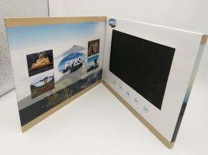 China Switch Buttons Promotional Video Brochure Card With Sound Speakers wholesale