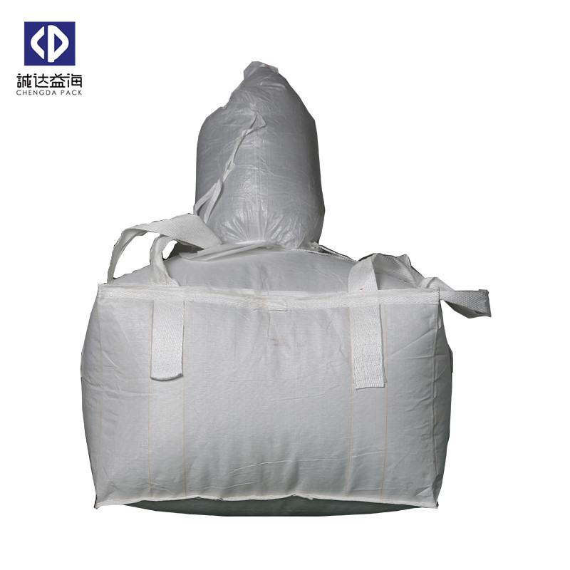 China White Polypropylene FIBC Bulk Bags / 1 Ton Super Sacks For Copper Powder Packing wholesale