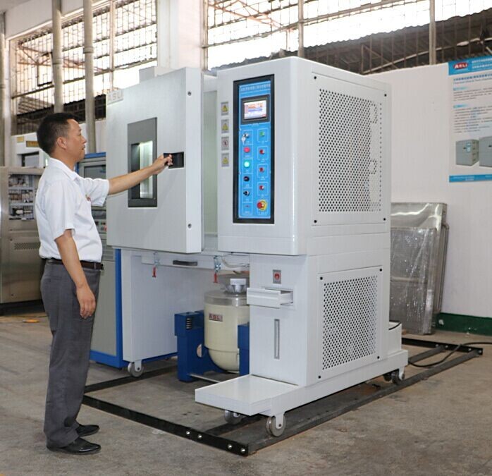 China Vertical Environmental Shaker , Combined Climate And Vibration Chamber wholesale