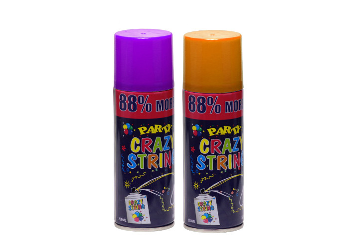 China 250ML Fluorescent Party String Spray Easy To Clean Eco - Friendly No Pollution wholesale