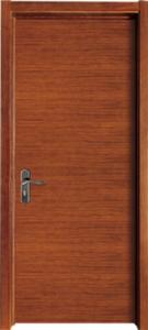China Bedroom Oak Veneer Flush Doors Heat Insulation Anti - Scratch Stopper Closer wholesale