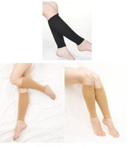 China 15-18 mmHg Medical Compression Stockings For Anti Embolism With Beige, Black Color wholesale