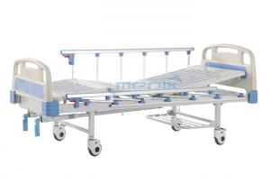 China YA-M2-3 Manual Hospital Bed With Aluminum Alloy Side Rails wholesale