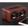 Classic Wood Portable Bluetooth speaker 10W 1500mAh Mini bluetooth Speaker for sale