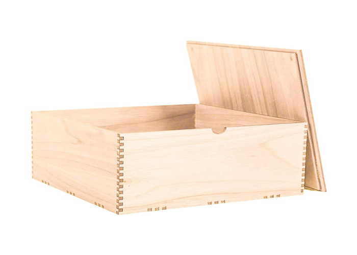 Buy cheap Storage Wooden Crate Gift Box , Slide Top Wooden Box 27cm X 17cm X 10cm from wholesalers