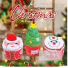 Buy cheap Smile Face Santa Claus Merry Xmas Tree Christmas Gift 100% Cotton Hand Towel from wholesalers
