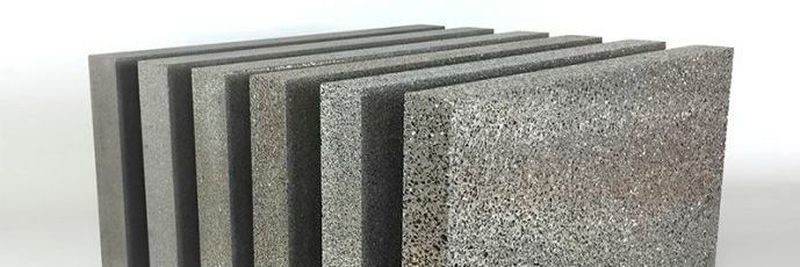 China Non Flammability Aluminum Foam Board Porous Metal Panel High Sound Absorption wholesale