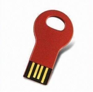 China 4GB 8GB 16GB Key Shape USB Flash Drive Red Color 	Windows10 / 8 Operating System Supply wholesale