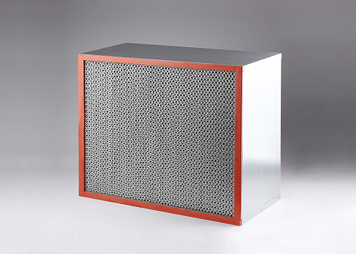 China Industrial HEPA Air Filter Customized Size 350 Degree Heat Resistance wholesale