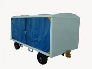 China Heavy Duty Airport Baggage Cart Channel Steel Frame For Wrap / Bulk Cargo wholesale