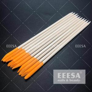 China Customized Orange Wood Sticks A Grade Asian Birch Wood Orange Cuticle Stick wholesale