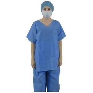 China Smms Disposable Protective Clothing Multi Layers Disposable Scrub Suits wholesale