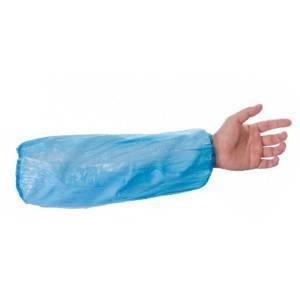 China Food Industry Pe Disposable Sleeve Covers With Elastic Bands wholesale