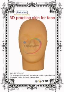 China Silica 3D Permanent Makeup Practice Skin 500g For Eyebrows Face Lips wholesale