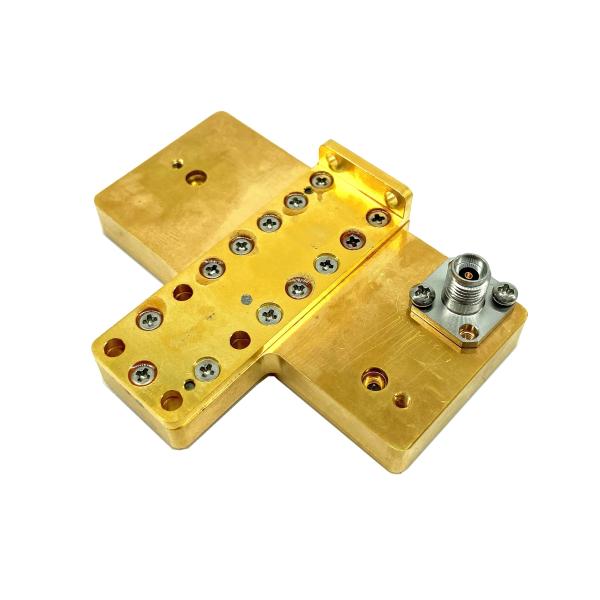 Copper Flange Golden RF KA Band Power Divider In Microwave Good Directivity