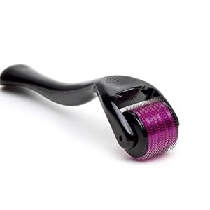 Black Titanium Konjac Microneedle Derma Roller For Face