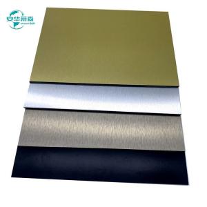 Fireproof Brushed ACP With ISO14001 Certification And B1 Fire Rating