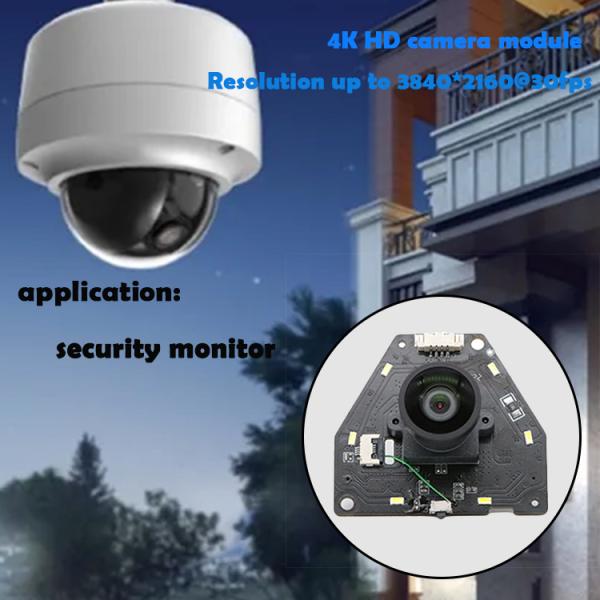 Fill Light IMX415 CMOS 4k 30fps USB Camera Module For Live Conference