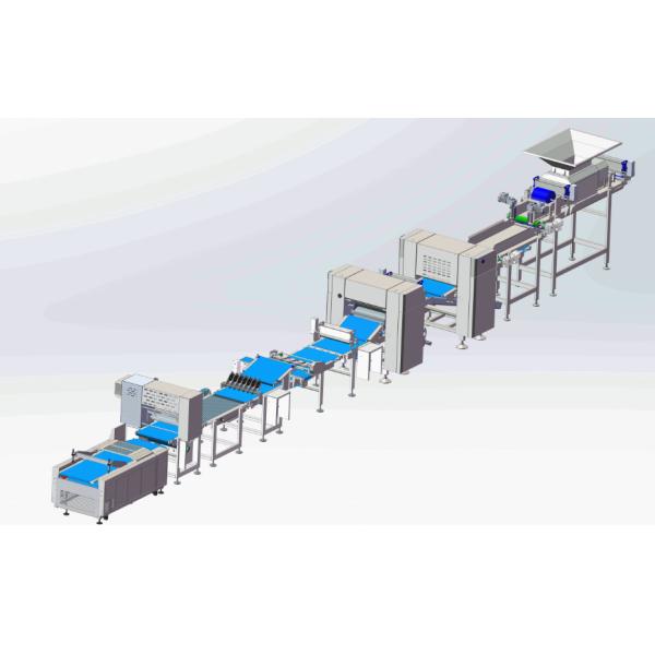 CE GK650 Soft Toast Making Machine Controlled By PLC With Touch Screen