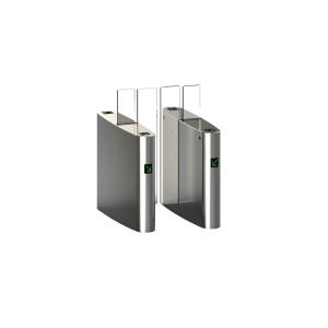 China Anti Clipping BLDC Motor 100W Automatic Pedestrian Turnstile Access Control Swing Turnstile on sale