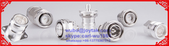 4.3-10 female jack connector to DIN 7/16 female jack connector Jiangsu manufacturer coaxial adapter VSWR ＜1.15 50ohm